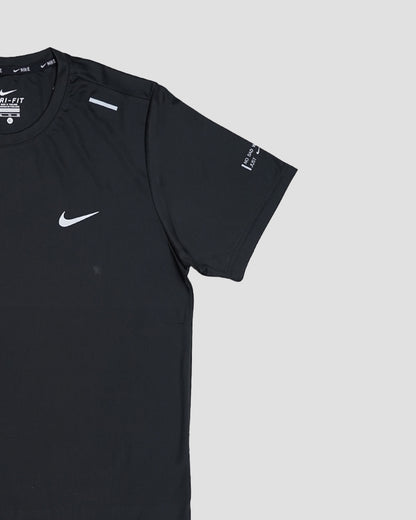 NIkk Men's Dri-FIT Reflective Running T-Shirt - Black MDT-34