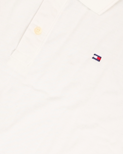 TOMIE Hil Branded Polo T-shirt White Color Mpt-36