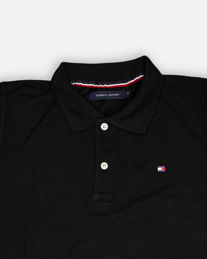 TOMIE Hil Branded Polo T-shirt  Black Color Mpt-32