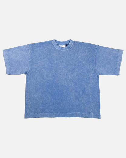 Host Lamson Branded Drop Soluder T-shirt Blue Color Mt-06