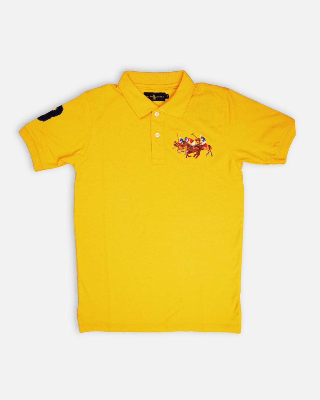 Ralp Laren Branded Polo T-shirt Yellow Color Mpt-49
