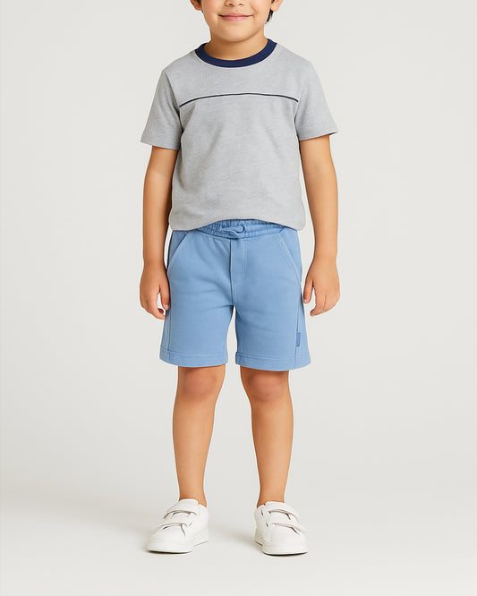ZARRAA Boy's Premium Shorts Blue Color BST-17