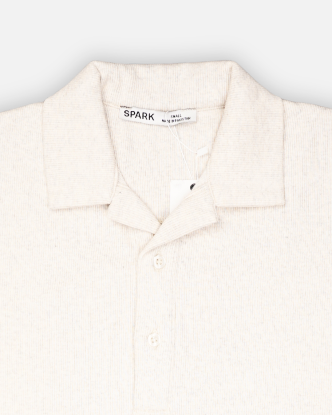 Spark Branded Polo T-shirt Off White Color Mpt-67