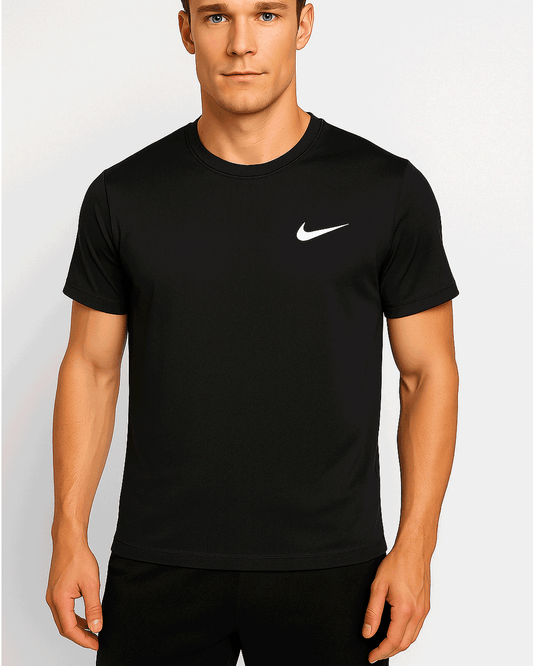 NIKK Branded Men's Dri-fit T-shirt Black Color MDT-04
