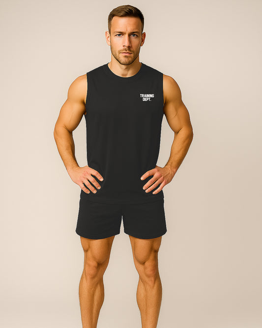 Men’s Premium Sando Black Color MSO-02
