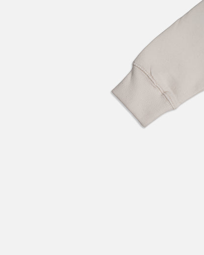 Women’s Premium Cropped High-Neck Zip-Up Jacket – Beige WJ-07