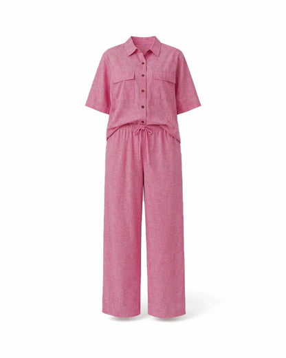 Spark Branded Women’s Premium Co-ord Set – Pink WCS-32