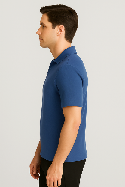 Spark Men's Blue Color Polo T-shirt MPT-06