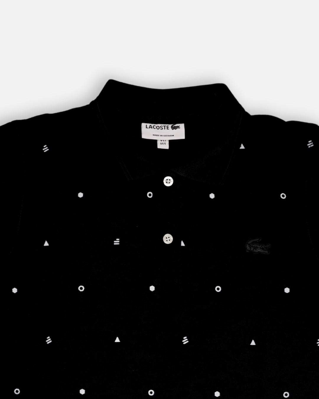 Lacostie Branded Polo T-shirt Black Color Mpt-27