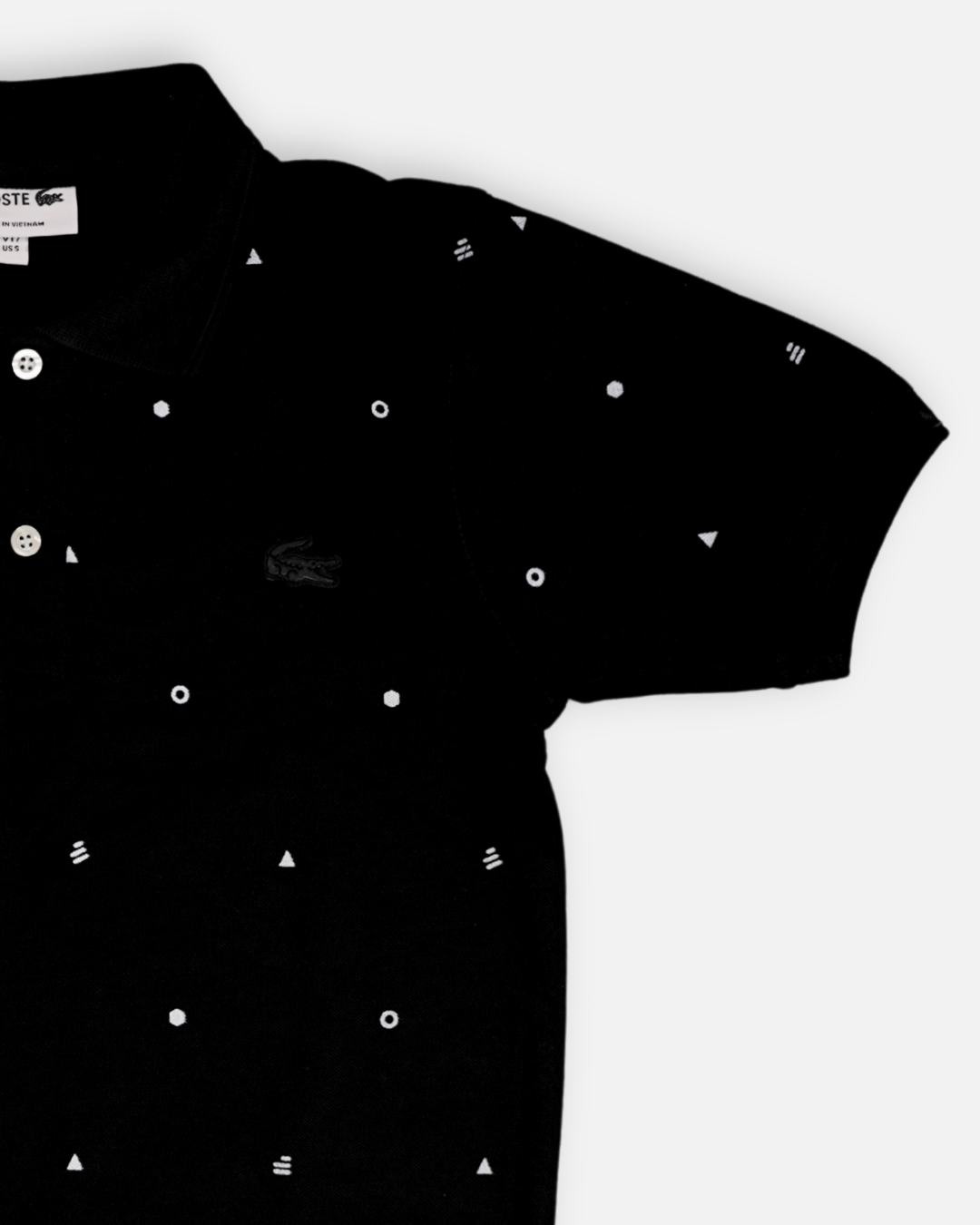 Lacostie Branded Polo T-shirt Black Color Mpt-27