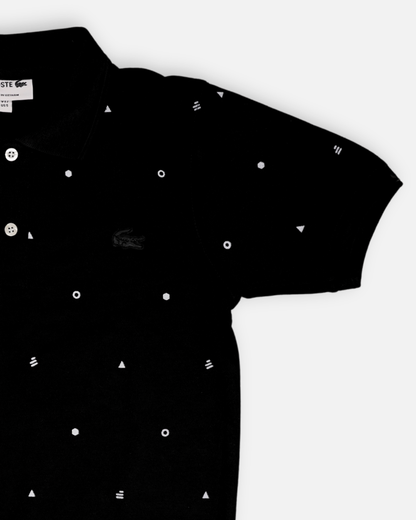 Lacostie Branded Polo T-shirt Black Color Mpt-27