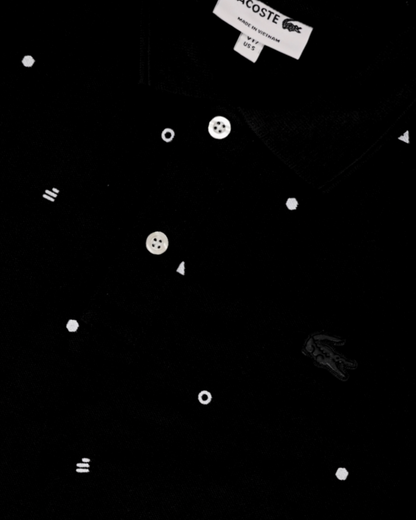 Lacostie Branded Polo T-shirt Black Color Mpt-27