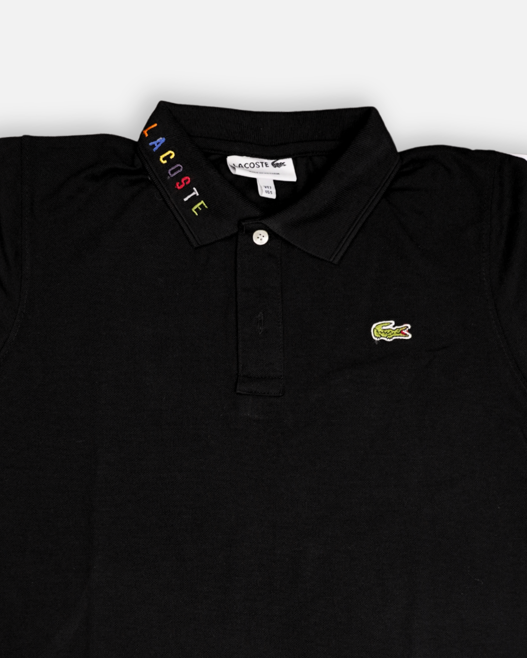 Lacostie Branded Polo T-shirt Black Color Mpt-34