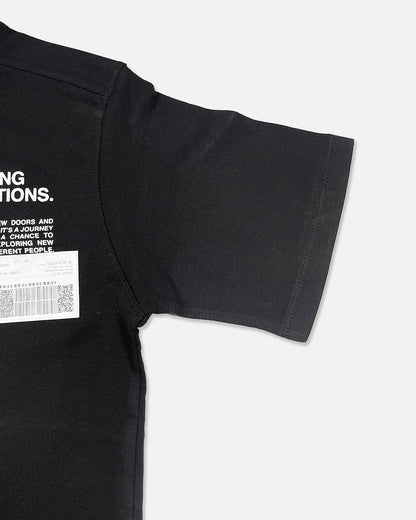 ZARRAA Branded  Boy's Black Color T-shirt BTS-07