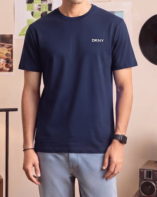 DKN Branded Men's Navy Blue Tee MT-32