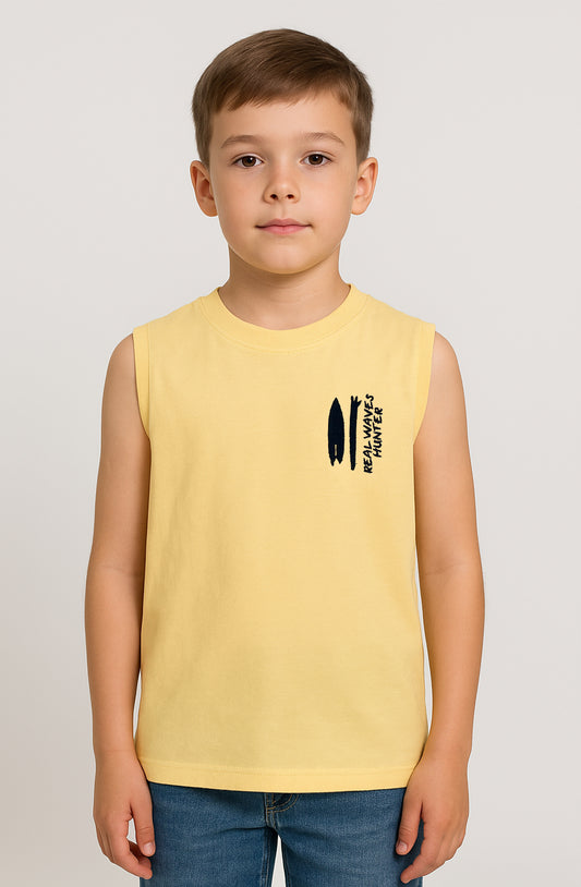 ZARRAA Branded Boy's Sando Yellow Color BSO-05