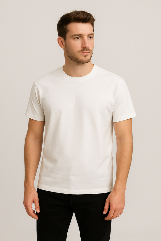 Men's T-shirt White Color MT-04