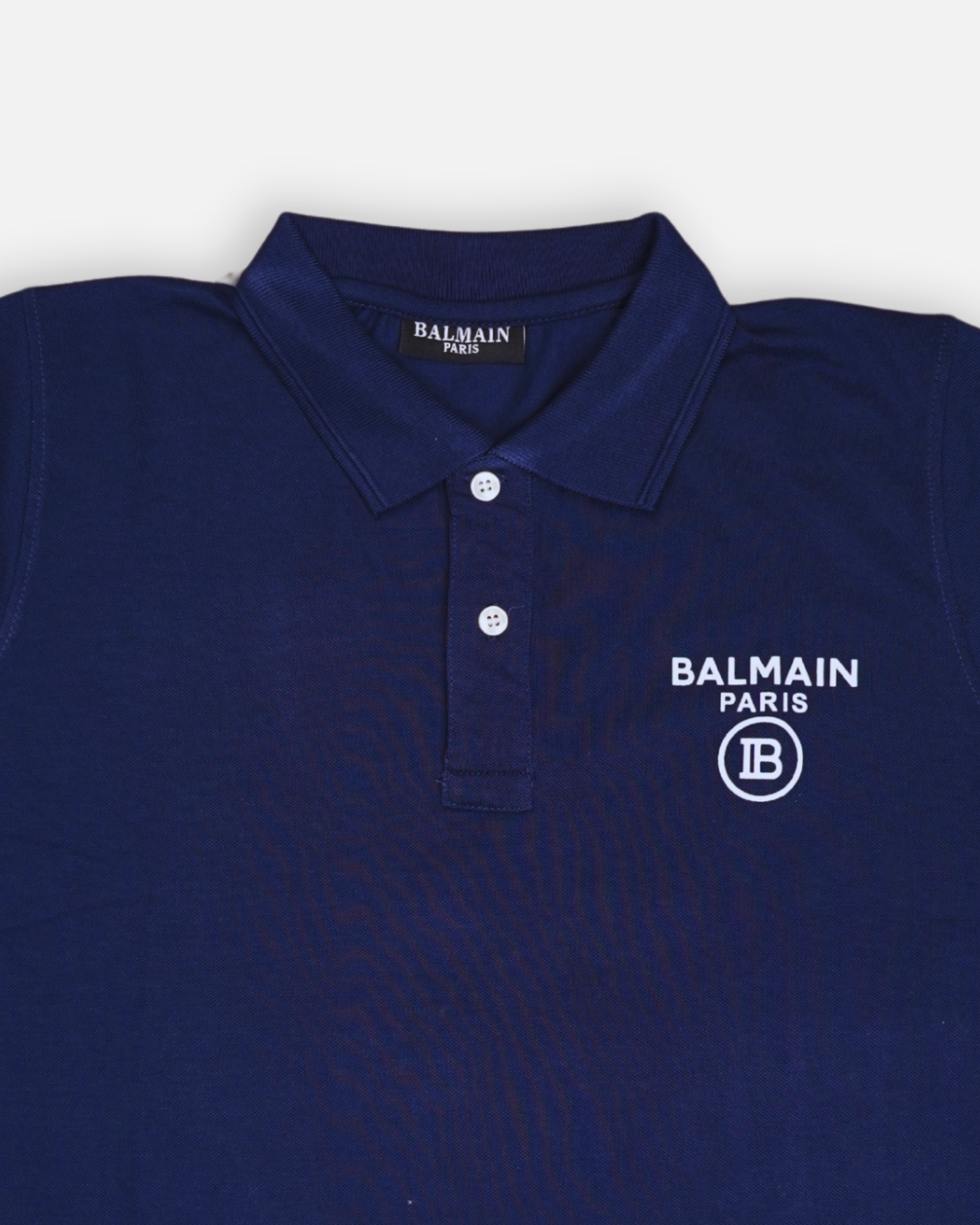 Balmen Pars Branded Polo T-shirt Navy Blue Color Mpt-28