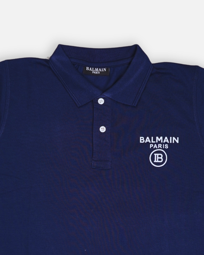 Balmen Pars Branded Polo T-shirt Navy Blue Color Mpt-28