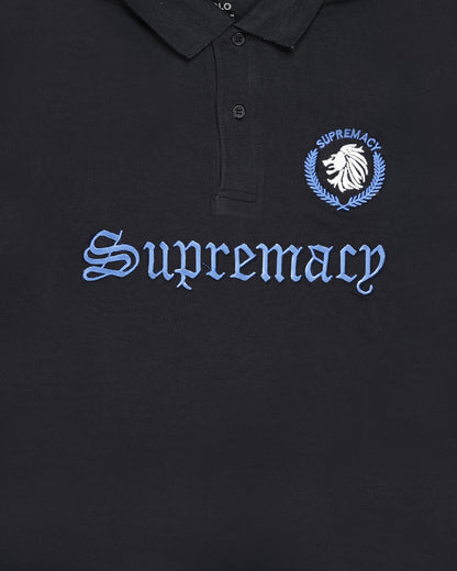 Girodano Branded Polo T-shirt Black Color Mpt-61