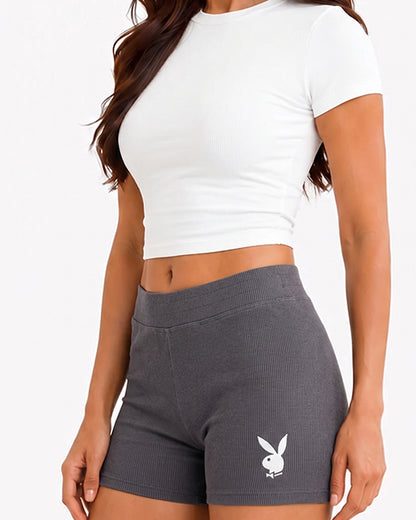 Misguidd Branded Women's Short Dark Grey Color MWS-11