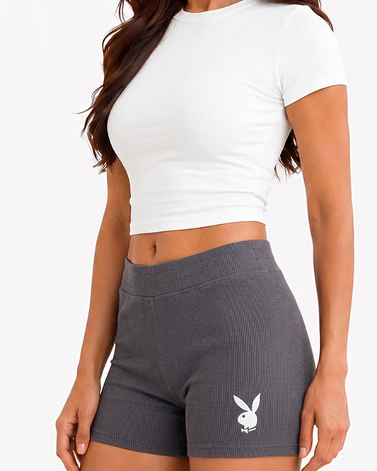 Misguidd Branded Women's Short Dark Grey Color MWS-11