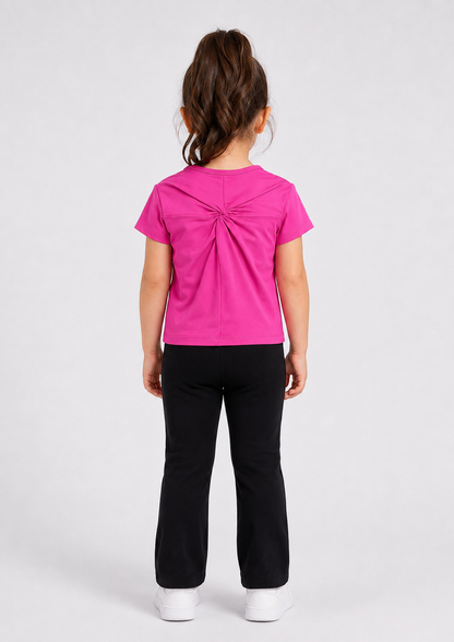 Branded Girl T-shirt Pink Color GTS-08
