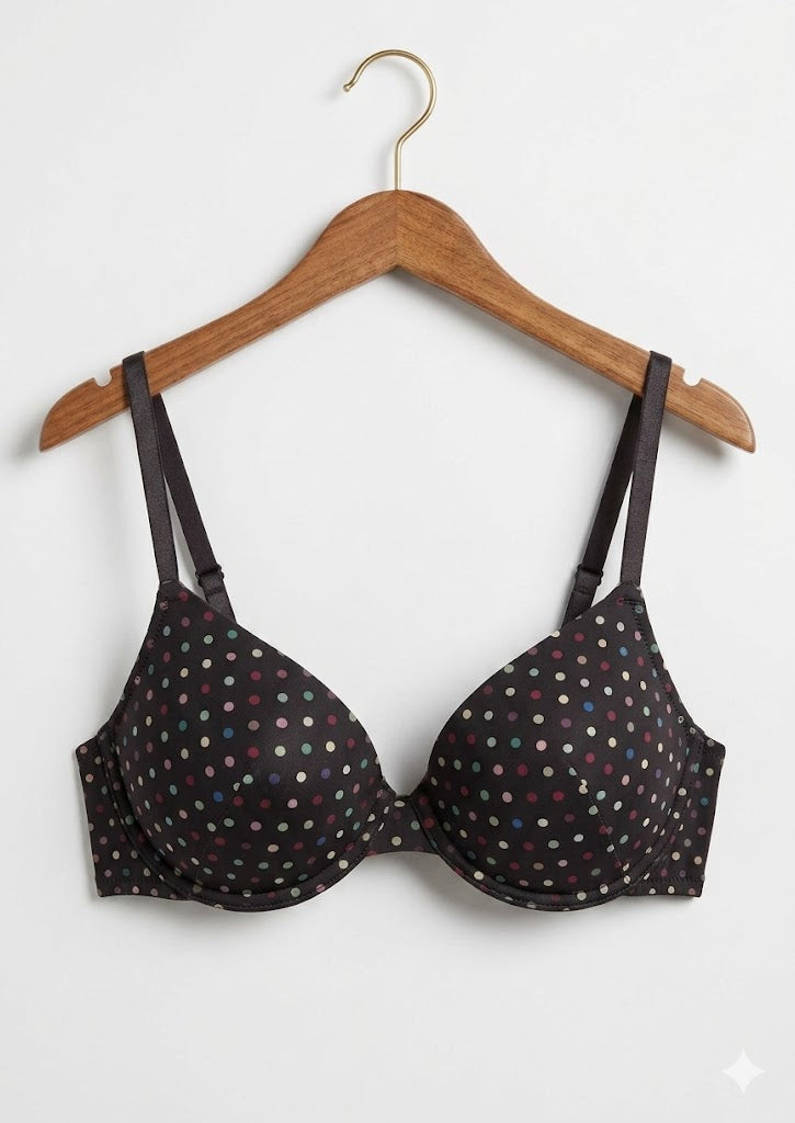 Branded Women's Multi-Color Polka Dot Bra WBS-01