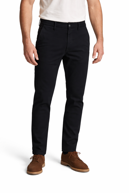Zelig Branded Men's Slim Fit Chino Pant Black Color MCP-23