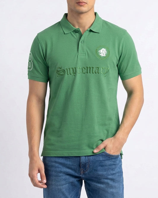 Girodano Branded Polo T-shirt Green Color Mpt-57