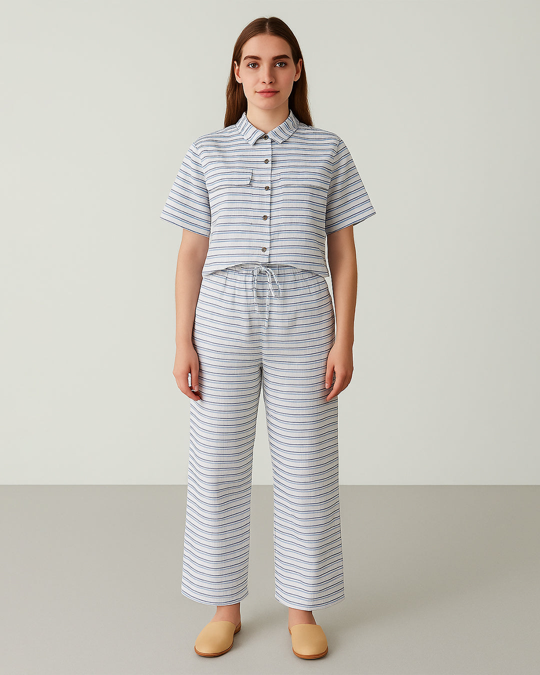 Spark Branded Women’s Premium Co-ord Set – Blue WCS-30