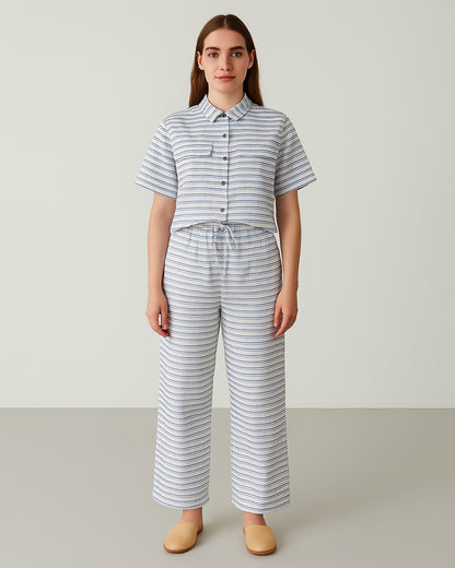 Spark Branded Women’s Premium Co-ord Set – Blue WCS-30