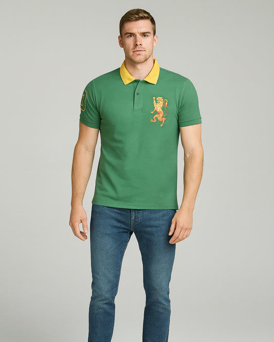 Girodano Branded Polo T-shirt Green Color Mpt-62