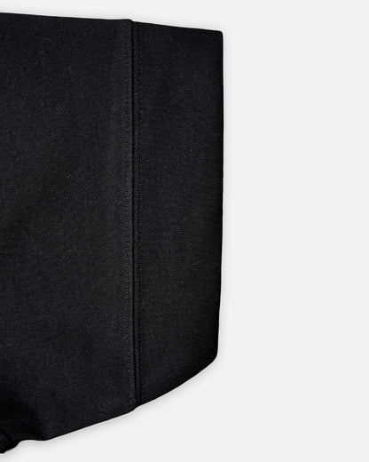 Branded Black Drop Shoulder Tee MT-11