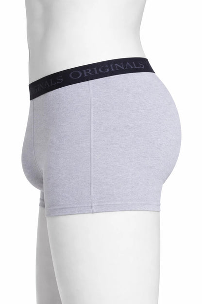 Branded Men’s Boxer Briefs – Light Grey BR-03