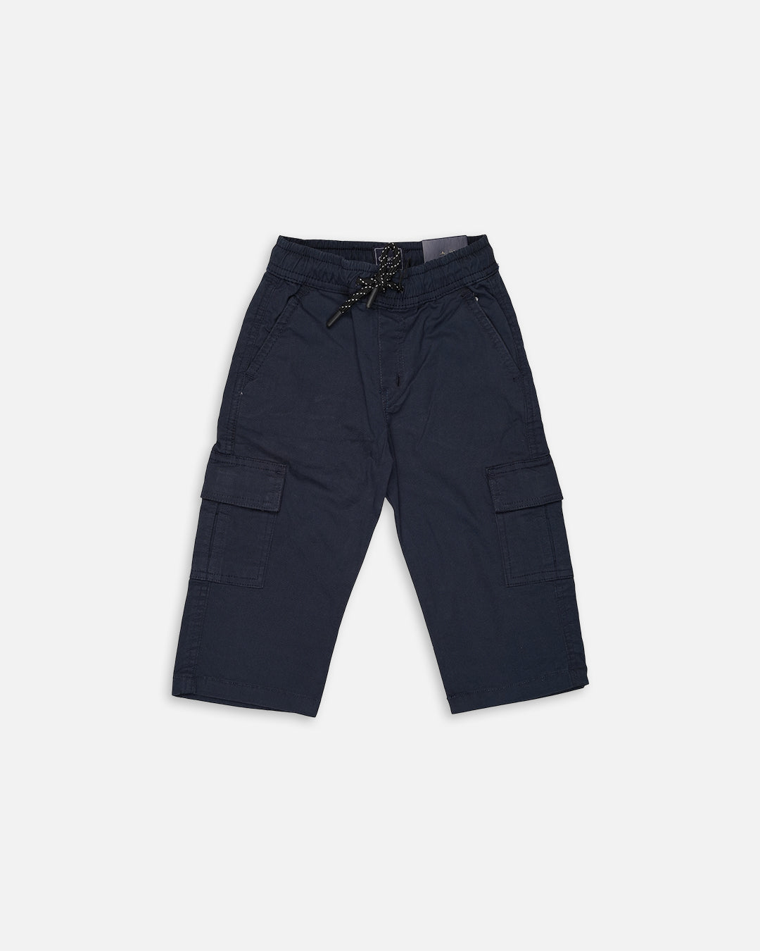 Kids Premium Navy Cargo Trousers – Unisex | Soft Cotton