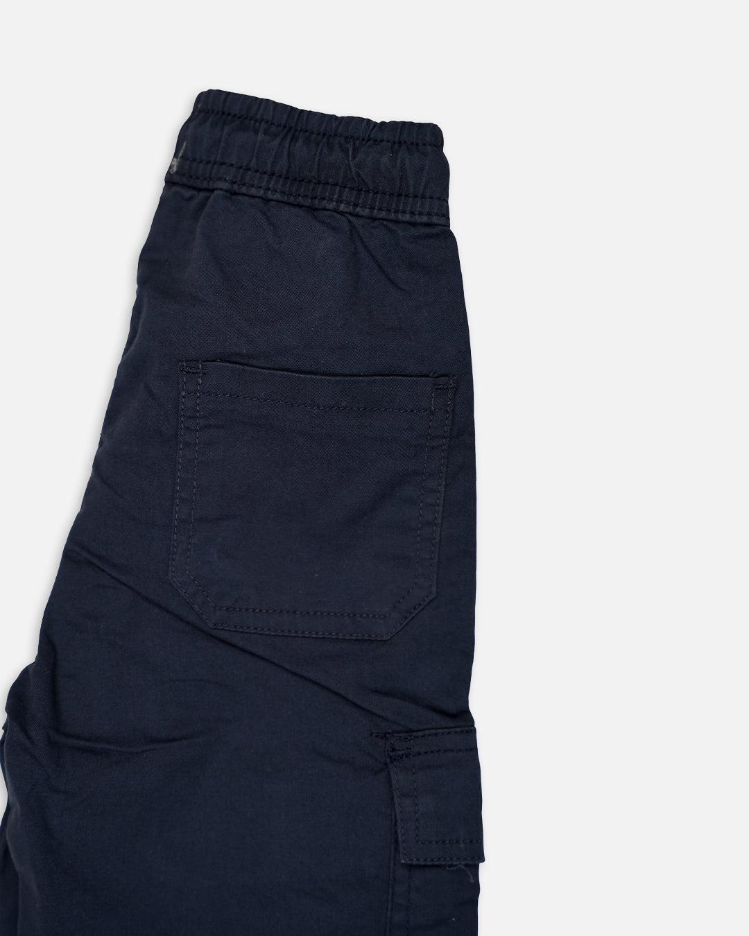 Kids Premium Navy Cargo Trousers – Unisex | Soft Cotton