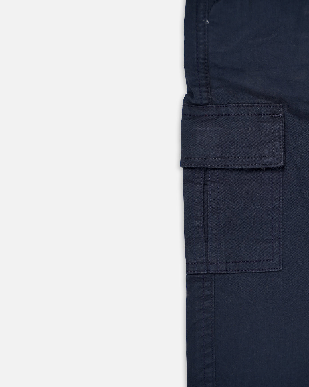 Kids Premium Navy Cargo Trousers – Unisex | Soft Cotton