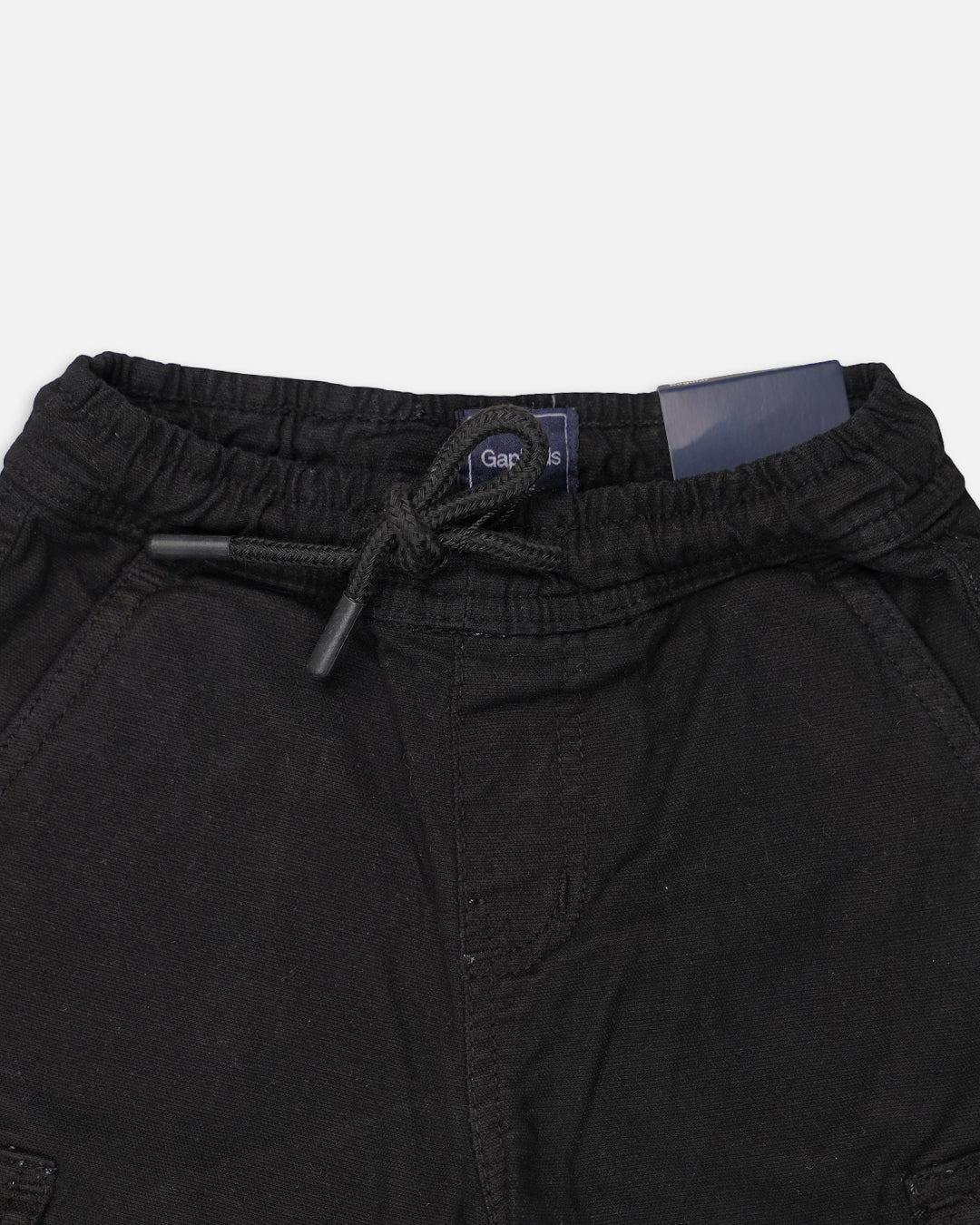 Kids Premium Black Cargo Trousers – Unisex | Soft Cotton Comfort