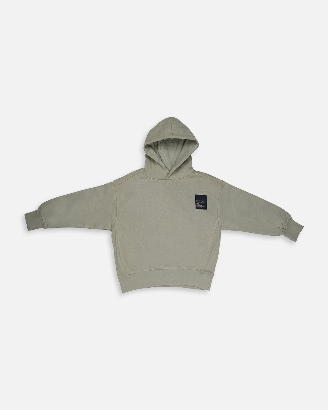 ZARRAA Kids Premium Winter Fleece Hoodie – Olive Green Branded KH-07