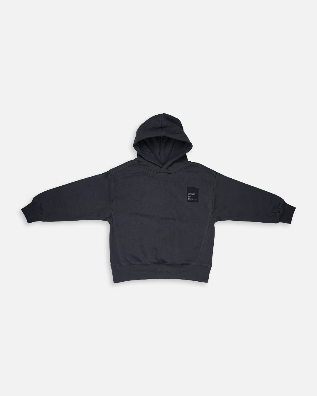 ZARRAA Branded Kids Premium Winter Fleece Hoodie – Charcoal Black KH-05