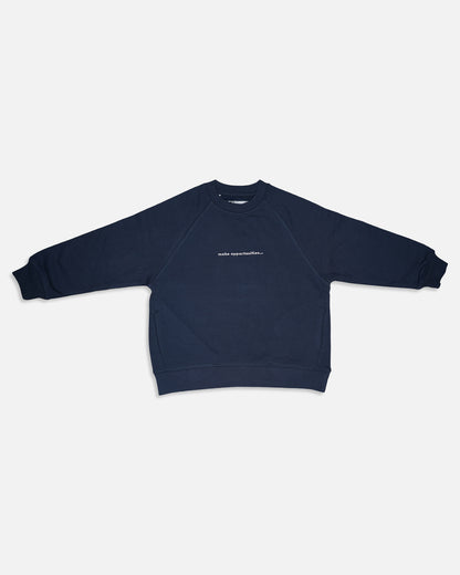 ZARRAA Premium Kids Fleece Sweatshirt (Navy) KSWT-02