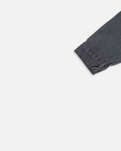 Branded Kids Unisex Washed Black Denim Jacket – Smoke Fade Edition KUJ-05