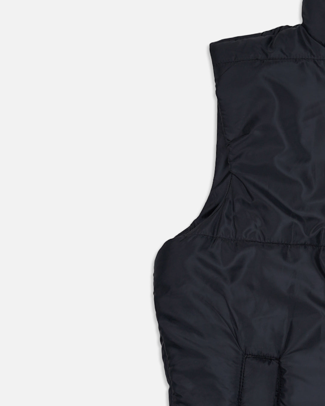 Zelig Branded Men’s Black Puffer Sleeveless Jacket – Black MWJ-08