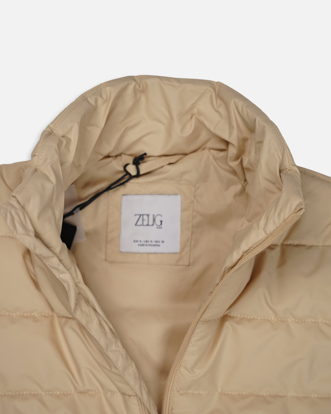 ZELIG Branded Men’s Premium Puffer Jacket – Beige MWJ-02