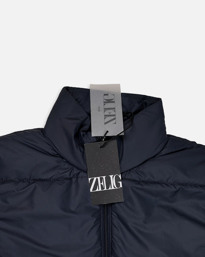 ZELIG Branded Men’s Premium Puffer Jacket – Navy Blue MWJ-07