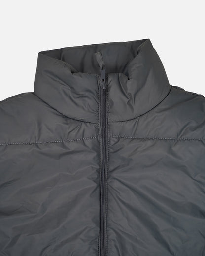 Zelig Branded Men’s Black Puffer Sleeveless Jacket – Grey MWJ-09