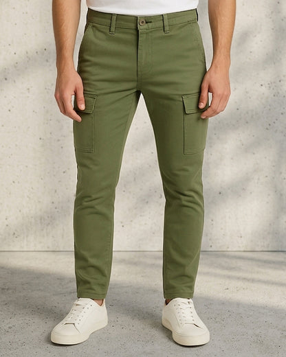 Zelig Branded Men's Joger Fit Cargo Green Color CFP-28