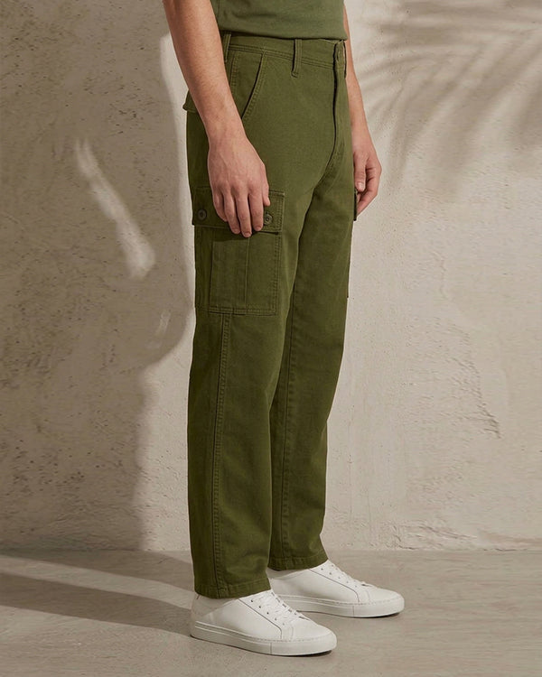 Guss Branded Men's Wide Leg Cargo Green Color CFP-37