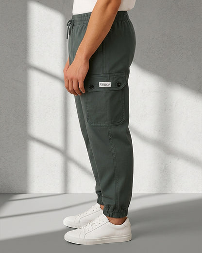 Zelig Branded Men's Joger Cargo Graphite Grey Color CFP-40
